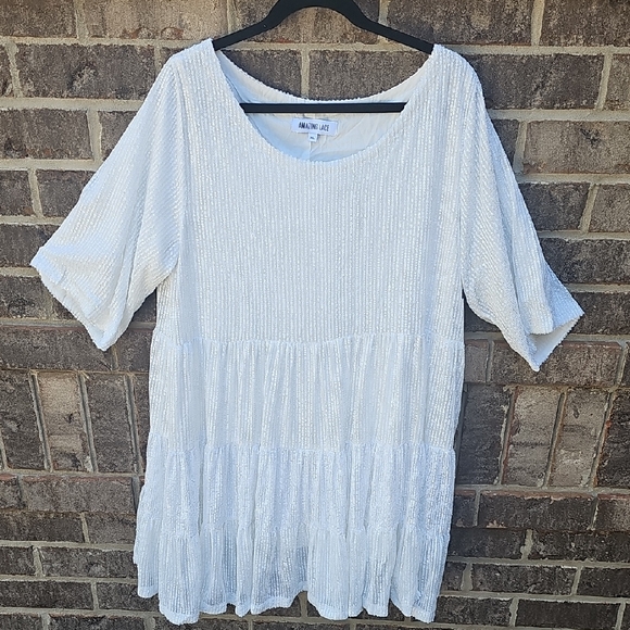 Amazing Lace Boutique Sequin Dress Size XL - Picture 1 of 7